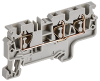 ARMAFIX Клемма пружинная CX4-3 4мм2 трехконтактная серая IEK