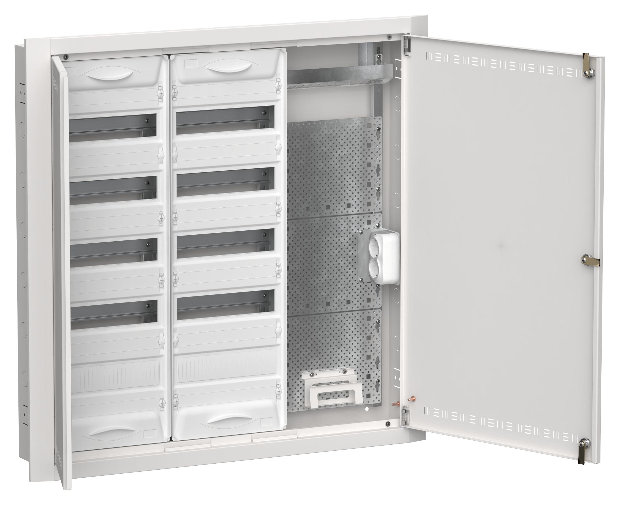 TITAN 5 Корпус комбинированный ЩРв-120 (3х60) 880х885х130мм IP30 белый IEK (TI5-51-V-3X060-30)