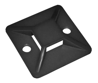 Self-Adhesive Nylon Pads 40x40 black under clamp(20pcs.) IEK