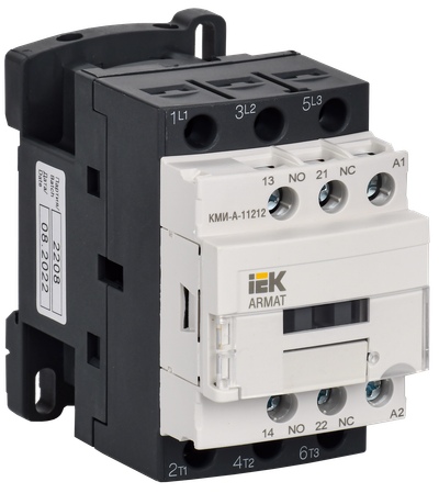 ARMAT Контактор КМИ-А-11212 LC1D 12А 230В/АС3 1NO/1NC IEK