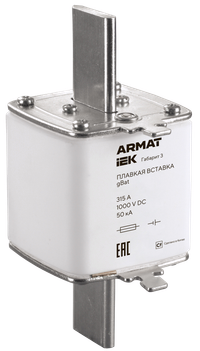 ARMAT Плавкая вставка тип gBat габарит 3 315А DC IEK