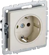 BRITE Socket with ground without shutters 16A PC11-1-0-BrKr beige IEK0