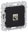 FLITE Computer socket RJ45 category 6 STP RK6-1-1-FlCh black IEK0