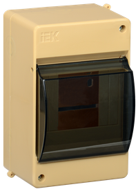 KREPTA 3 Корпус пластиковый КМПн 2/4 IP30 сосна IEK