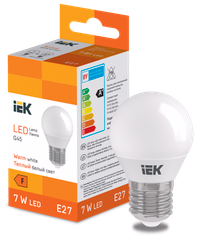 LED Globe G45 600lm 3000K E27 IEK