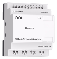 PLC 430 CPU module 8 DI 4 RO 220V AC without ONI shield