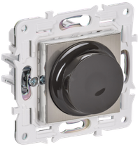 SKANDY Светорегулятор поворотный с индикацией 600Вт SK-D01N металл никель IEK