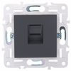 SKANDY Розетка компьютерная RJ45 кат.5E SK-K01G графит IEK2