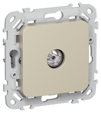 FLITE Розетка TV экранированная оконечная тип M РТВм-1-1-1-ФлШ шампань IEK