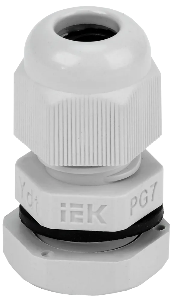 Сальник PG 7 диаметр проводника 5-6мм IP54 20шт (СТ) IEK