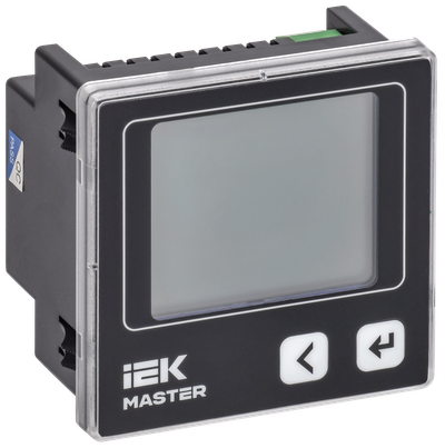 Digital panel ammeter three-phase RS-485 72x72 LCD MASTER IEK