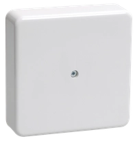 Коробка распаячная ОП КМ 100х100х44 бел. IEK UKO10-100-100-044-K01-E
