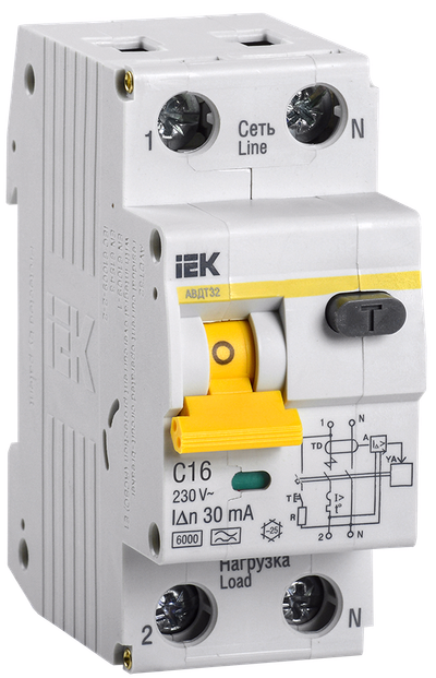 RCBO AVDT 32 C16 IEK
