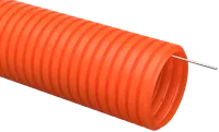 Corrugated HDPE pipe d40 orange heavy (15 m) IEK