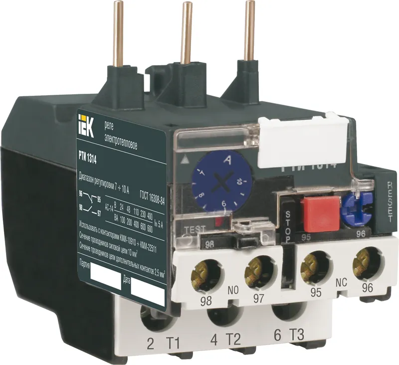 Thermal electrical relay RTI-1307 1,6-2,5 A IEK