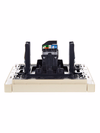 FORTE&PIANO Розетка компьютерная RJ45 кат.5E FP432 ваниль IEK5