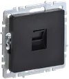 BRITE Computer socket RJ45 Cat.5e PK10-BrB black IEK0