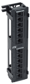 ITK настенная патч-панель кат.5E UTP 12 портов (Dual IDC)0