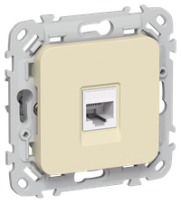 FLITE Розетка компьютерная RJ45 категория 5Е UTP РК5е-1-0-ФлН навахо IEK