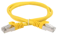 ITK Коммутационный шнур (патч-корд) кат.5E FTP PVC 15м желтый
