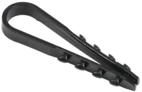 Dowel clamps UT 5-10mm nylon black (100pcs.) IEK