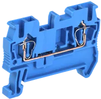 Клемма пружинная КПИ 2в-2,5 31А синяя IEK