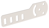 Пластина шарнирная h=50мм RAL 9016 IEK