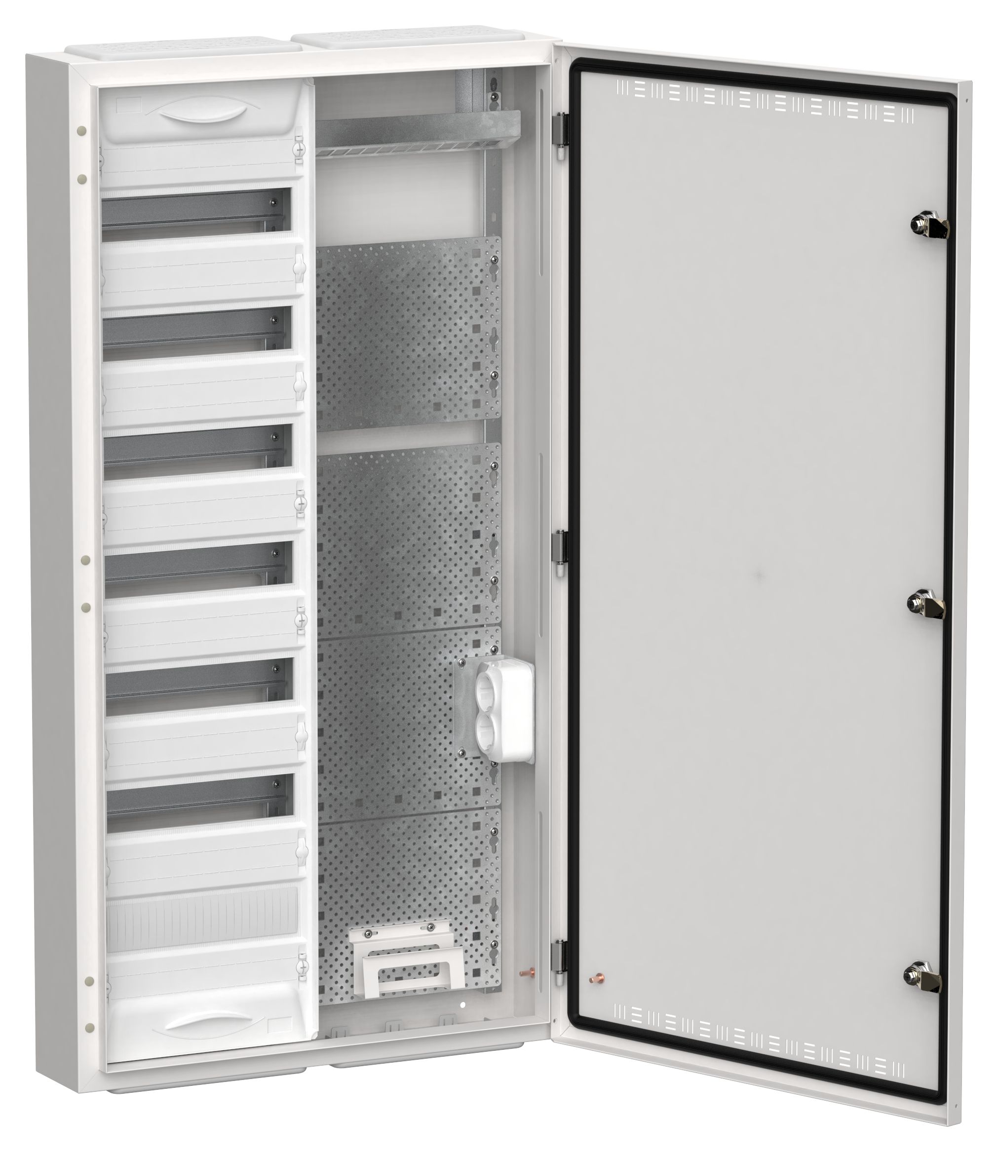 TITAN 5 Корпус комбинированный ЩРн-84 (2х84) 1085х570х140мм IP30 белый IEK (TI5-51-N-2X084-30)