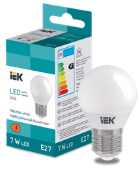 LED Globe G45 600lm 4000K E27 IEK