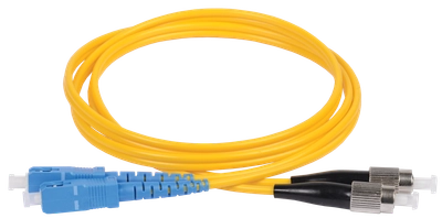 ITK Оптический коммутационный переходной шнур (патч-корд), для одномодового кабеля (SM), 9/125 (OS2), SC/UPC-FC/UPC, двойного исполнения (Duplex), LSZH, 25м
