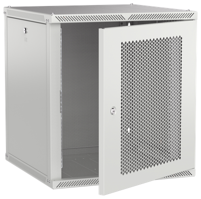 ITK LINEA W Шкаф настенный 12U 600х600мм дверь перфорированная серый 2.0