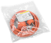 Шнур УШ-01РВ оранжевый с вилкой и розеткой с заземлением 2P+PE/5метров 3х1,0мм2 IP44 IEK1