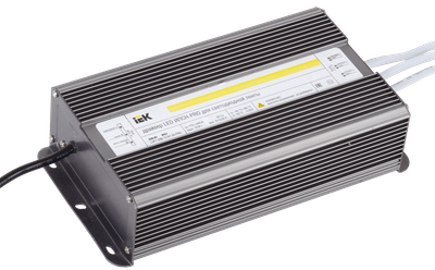 Драйвер LED ИПСН-PRO 200Вт 12В блок-шнуры IP67 IEK