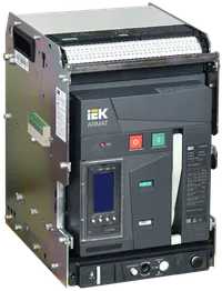 ARMAT Air circuit breaker with withdrawable design 3P size B 85kA 1600A TT release with set of accessories 220V: motor drive closing coil tripping coil IEK