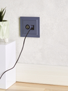 BRITE Розетка двойная TV+RJ45 кат.5E РТВ/РК12-БрМ маренго IEK8
