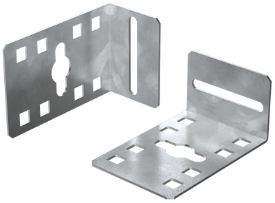 ITK Кронштейн для крепления оборудования и аксессуаров в шкафах шириной менее 750 мм в пространстве между вертикальным профилем и дверью 2шт