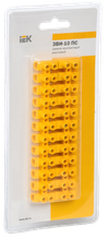 Зажим винтовой ЗВИ-10 н/г 2,5-6мм2 (2шт/блистер) желтые IEK1