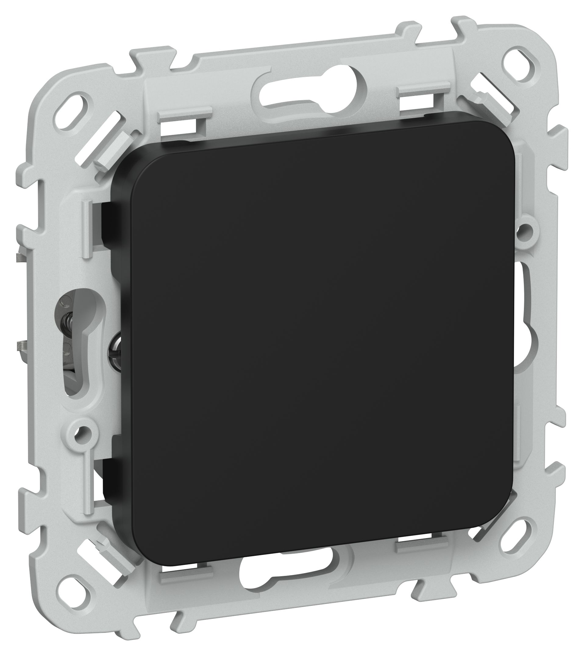 FLITE Заглушка с суппортом ЗГ-ФлЧ черный IEK (FI-PL10-K02)