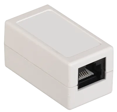 ITK Проходной адаптер кат.6 UTP тип RJ45-RJ45