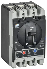ARMAT Автоматический выключатель в литом корпусе 3P типоразмер S 35кА 32А расцепитель термомагнитный регулируемый IEK