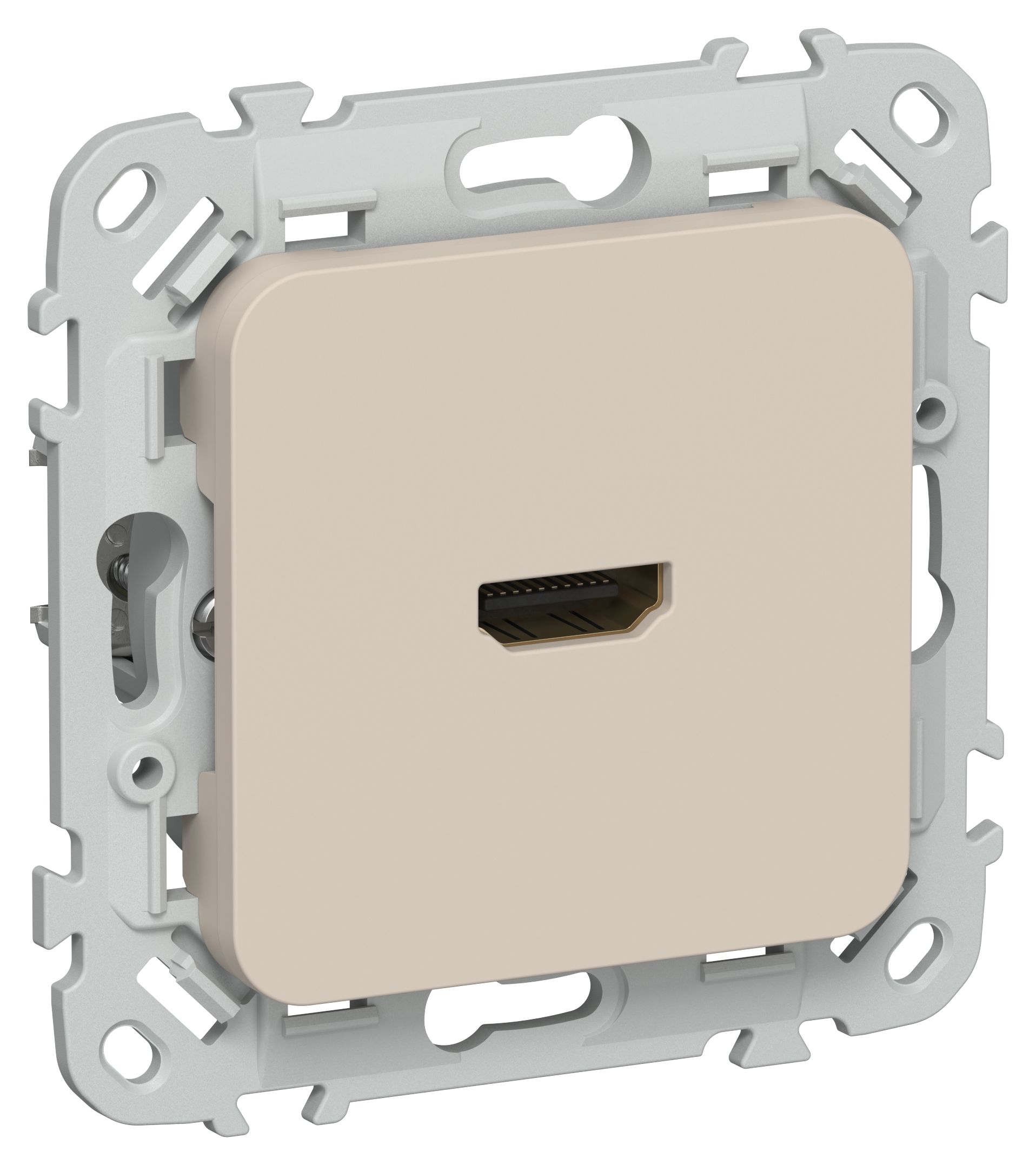 FLITE Розетка HDMI РШДМА-ФлЛ льняной IEK