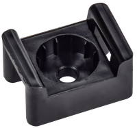 Площадка монтажная 16х23 черная под пистолет (100шт/упак) IEK