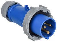 Вилка переносная ССИ-0132 16А-6ч/200-250В 2P+PE IP67 IEK