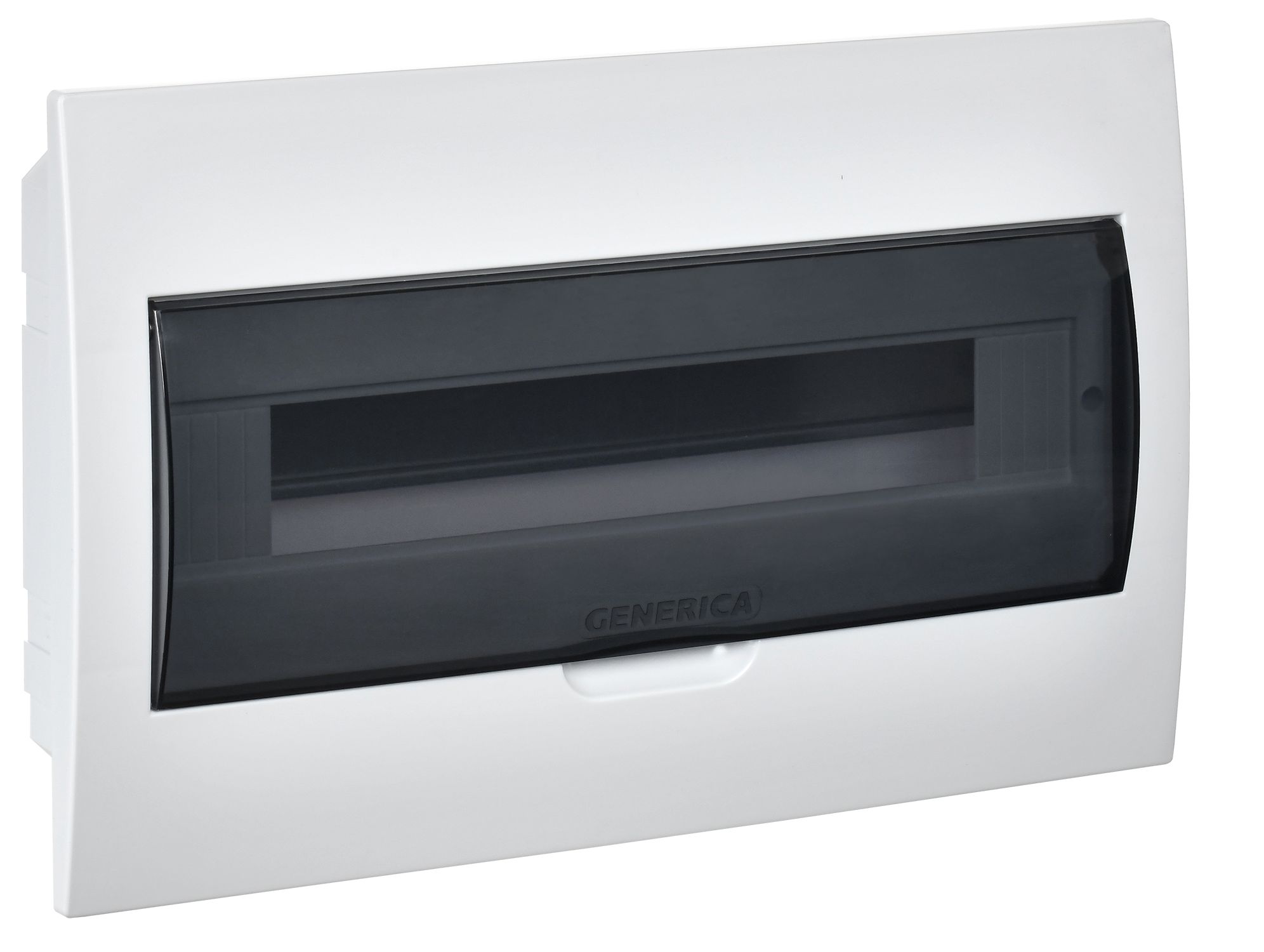 Корпус пластиковый ЩРВ-П-18 черная прозрачная дверь IP41 GENERICA (MKP12-V-18-41-G)