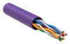 ITK Витая пара U/UTP кат.5E 4х2х24AWG solid LSZH нг(А)-HF фиолетовый (305м)0