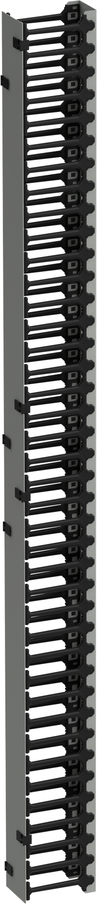 ITK by ZPAS Кабель-органайзер вертикальный 42U 800мм серый РФ