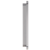 BRITE Рамка 1-местная РУ-1-1-Бр металл алюминий RE AL IEK5