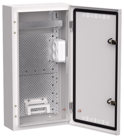 TITAN 5 Корпус мультимедиа ЩРн-36 (1х36) 585х310х140мм IP30 белый IEK