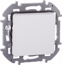 INSPIRIA Переключатель 1-клавишный перекрестный схема 7 10АХ белый