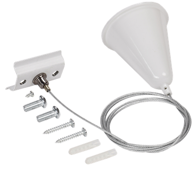 Комплект подвеса для шинопровода с тросом 1,5м белый IEK
